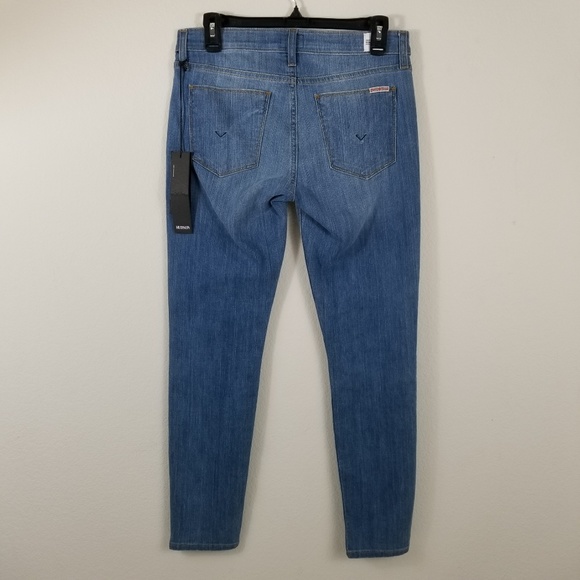 Hudson Crop Krista Super Skinny Distressed 27x27 - Picture 2 of 8